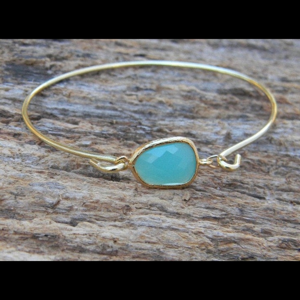 Anthropologie Gold Bangle Bracelet